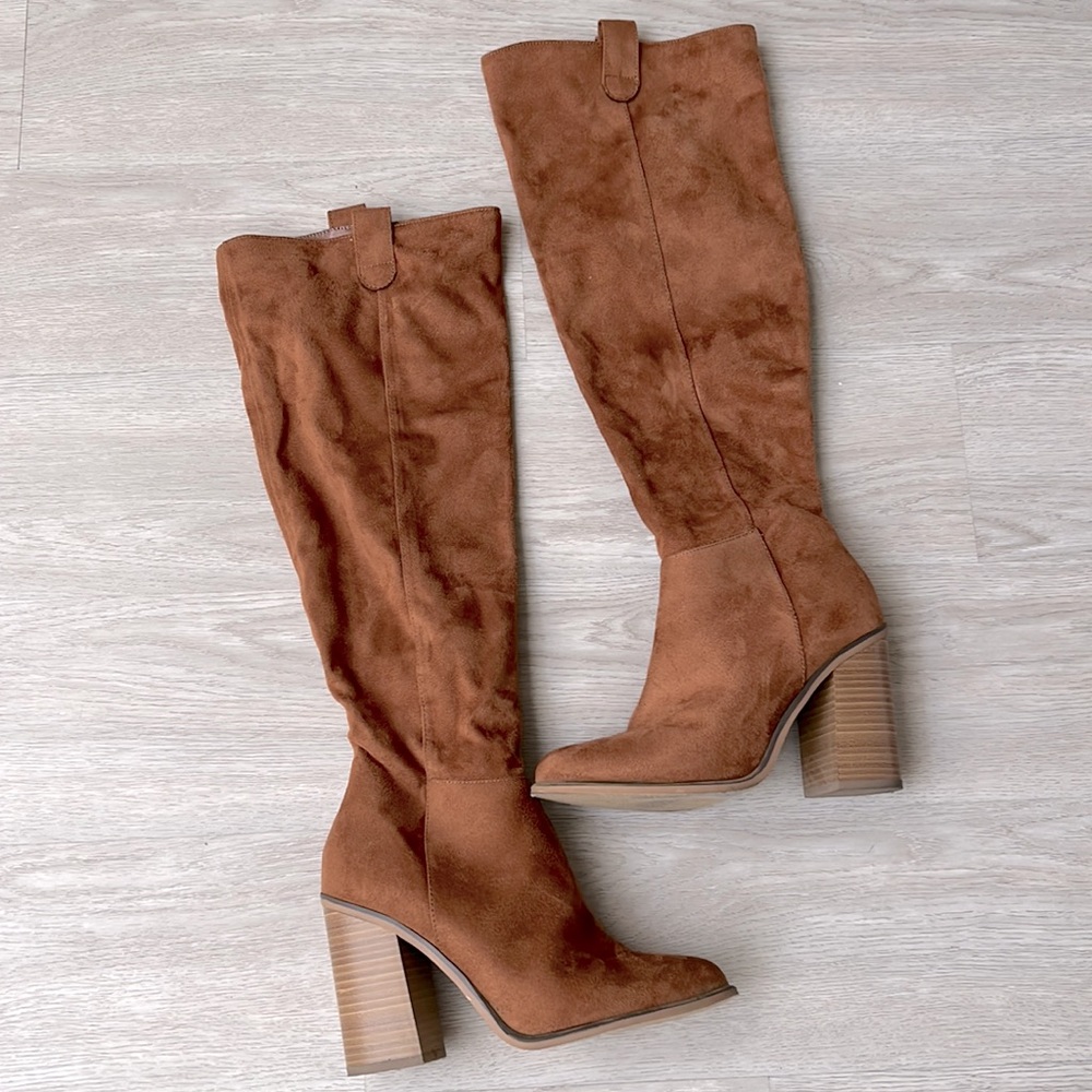 Brown Autumn High Boots
